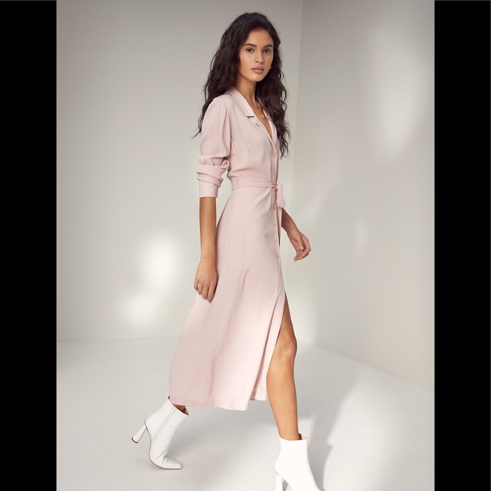 Aritzia Wilfred Longsleeve Shirt Dress
